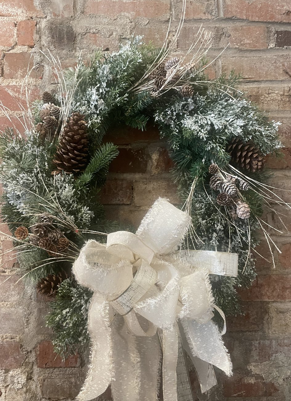 Faux Christmas Custom Wreaths
