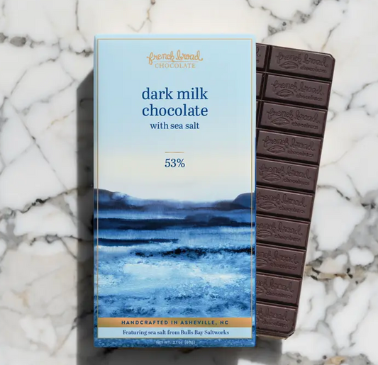 French Broad - Dark Milk Chocolate with Sea Salt Bar