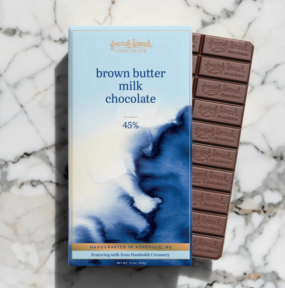 French Broad - Brown Butter Milk Chocolate Bar