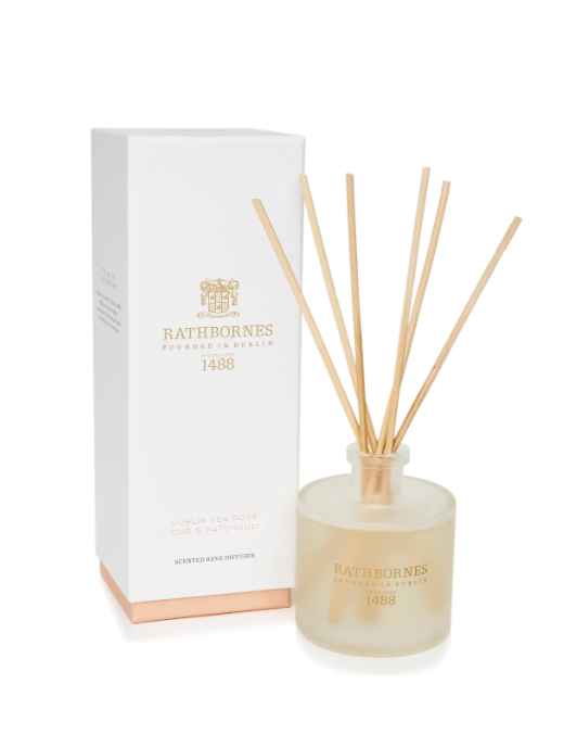 Rathbornes - Dublin Tea Rose Reed Diffuser