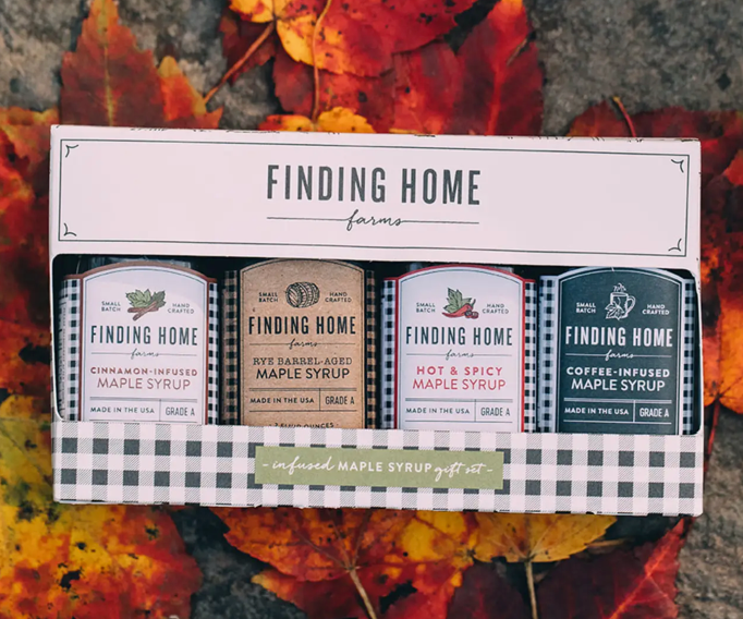 Finding Home Farms-Infused Maple Syrup Gift Set