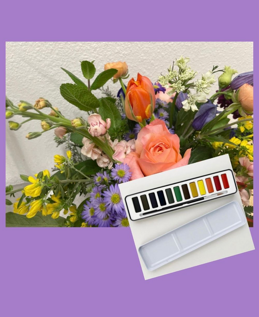 Saturday April 18th-Brushes, Blooms & Bouquets